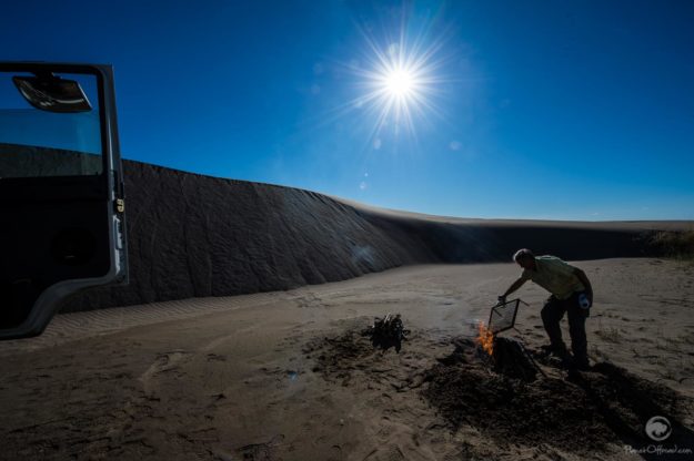 Antonio's assado on the beach